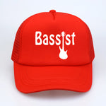 Bassist Guitar hat Rock Baseball Caps