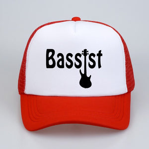 Bassist Guitar hat Rock Baseball Caps