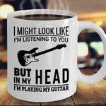 I'm Playing My Guitar Coffee Mug