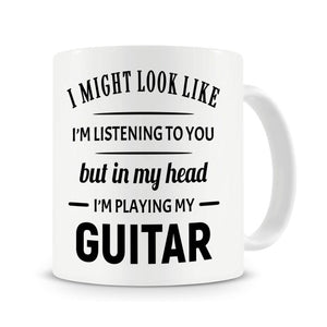 I'm Playing My Guitar Coffee Mug