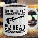 I'm Playing My Guitar Coffee Mug