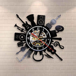 Electric Guitar Wall Clock Punk Rock n Roll