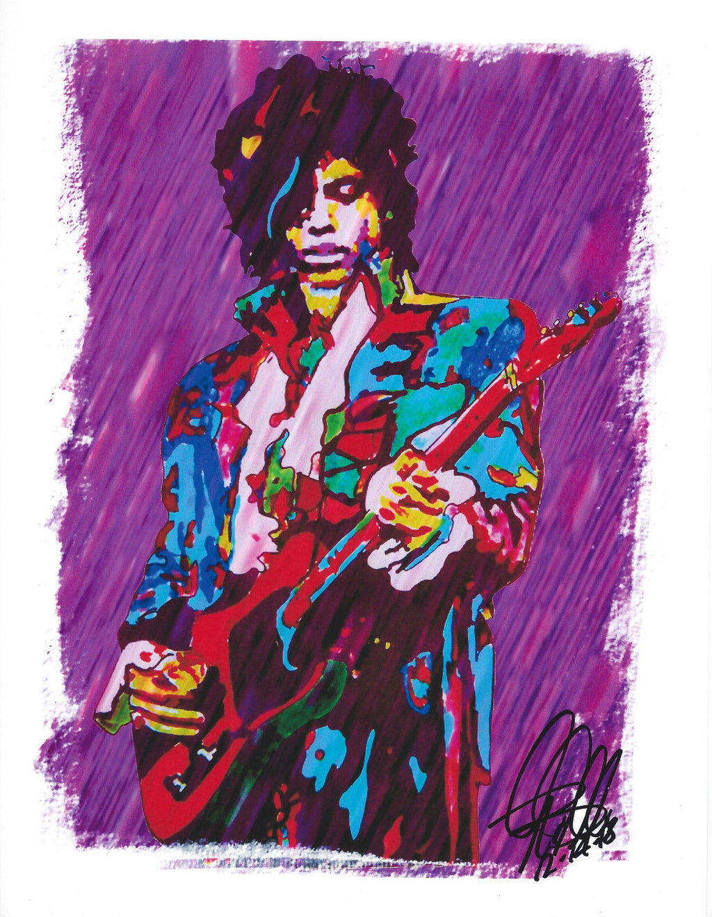 Prince The Revolution Purple Rain Silk Poster Wall Sticker