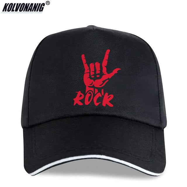 Heavy Metal Rock Hand Print Cap