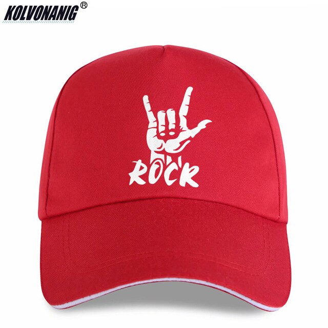 Heavy Metal Rock Hand Print Cap