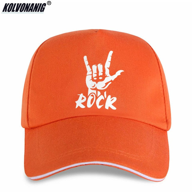 Heavy Metal Rock Hand Print Cap