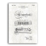 Vintage Guitars Patent Posters Print