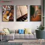 Classical Music Prints Posters Guitar Canvas Painting