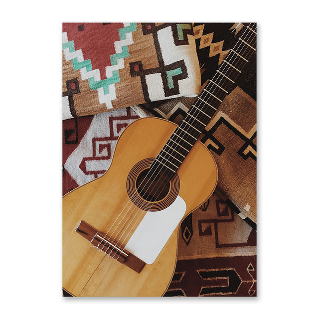 Classical Music Prints Posters Guitar Canvas Painting