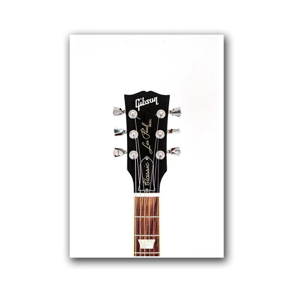 Gibson Les Paul Head Stock Print Poster