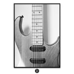 Music Guitar Set Pictures Wall Art Print