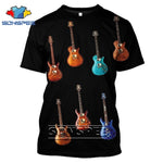 Fashion T-Shirt 3D Men/Women Funny Hip Hop Guitar Bass