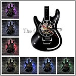 Musical Instrument Vinyl Record Wall LED Clock