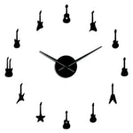 Guitar Variety DIY Giant Wall Clock