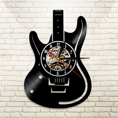 Vinyl Record LED Wall Left Hand Clock