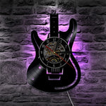 Vinyl Record LED Wall Left Hand Clock