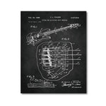 Fender Bass Guitar Patent Prints Music Posters