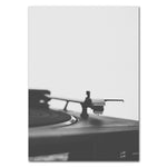 Retro Guitar Old Fashioned Vinyl Turntable Canvas