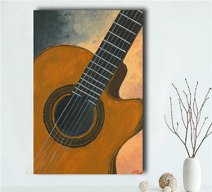 Custom Canvas Poster Classical Guitar