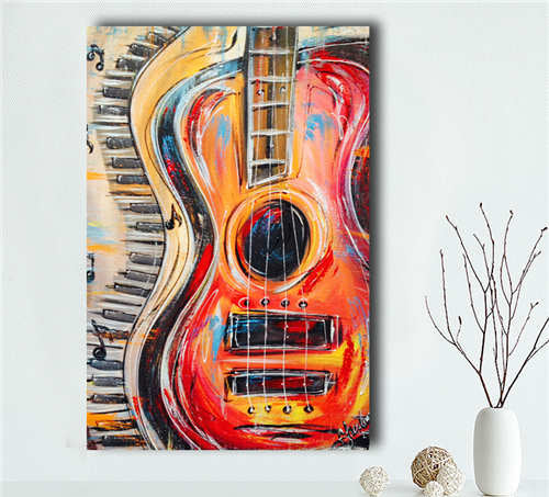 Custom Canvas Poster Classical Guitar