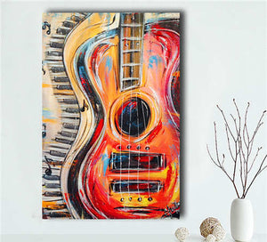 Custom Canvas Poster Classical Guitar