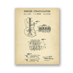 Fender Electric Guitar Stratocaster Print Posters