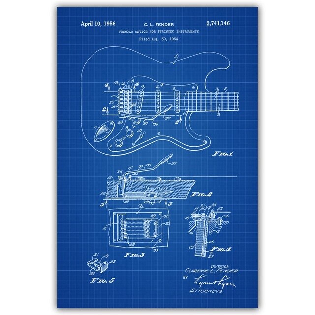 Drum Edison Phonograph Electric Guitar Fender