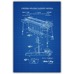 Electric Guitar Fender Amplifier Fender Bass Tremolo Blueprint Canvas