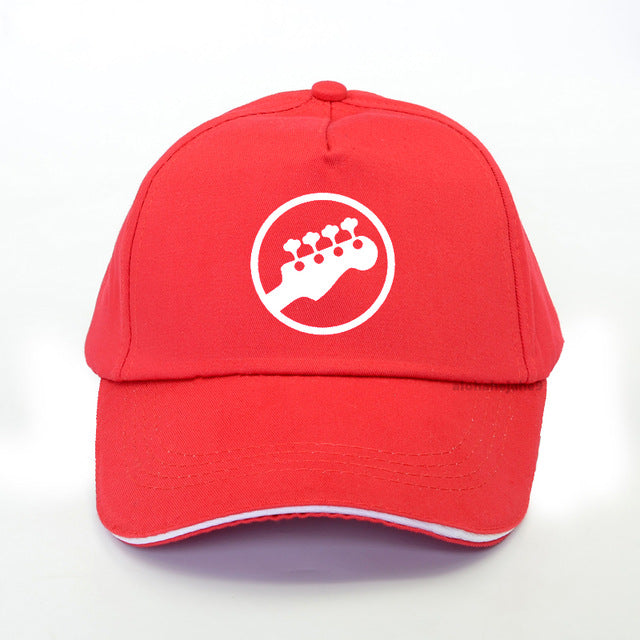 Bass Headstock Guitar Baseball Cap