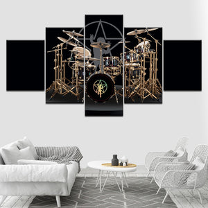 5 Piece Canvas The Drums of Neil Peart Music