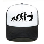 Evolution Of Music Rock Guitar Baseball Cap