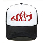 Evolution Of Music Rock Guitar Baseball Cap