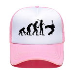 Evolution Of Music Rock Guitar Baseball Cap