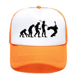 Evolution Of Music Rock Guitar Baseball Cap