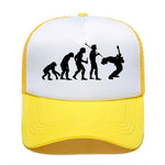 Evolution Of Music Rock Guitar Baseball Cap