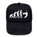 Evolution Of Music Rock Guitar Baseball Cap