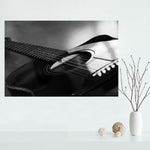 Custom Guitar canvas painting poster Cloth Print