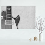 Custom Guitar canvas painting poster Cloth Print