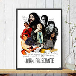 John Frusciante Guitar Canvas Posters