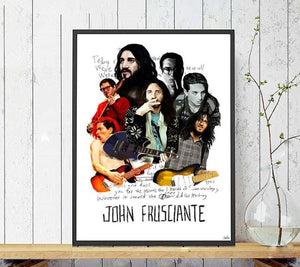 John Frusciante Guitar Canvas Posters