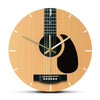 Acoustic Guitar Wall Clock, Silent Wall Watch