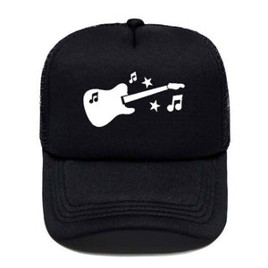 Guitar Music Casual Baseball Cap