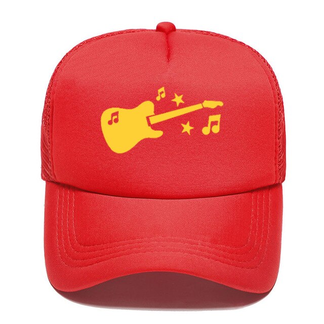 Guitar Music Casual Baseball Cap