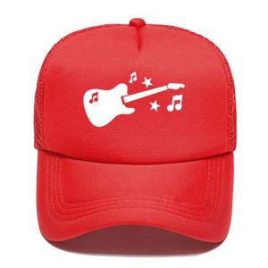 Guitar Music Casual Baseball Cap