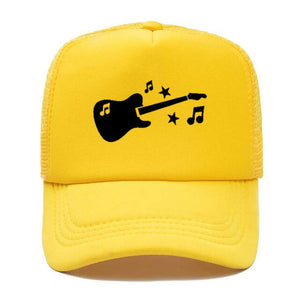 Guitar Music Casual Baseball Cap