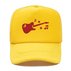 Guitar Music Casual Baseball Cap