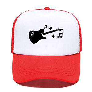 Guitar Music Casual Baseball Cap