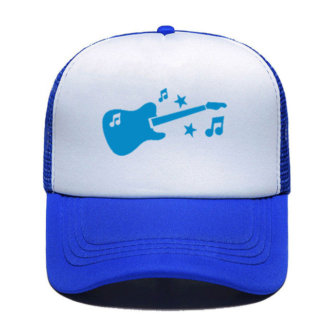 Guitar Music Casual Baseball Cap