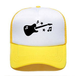 Guitar Music Casual Baseball Cap