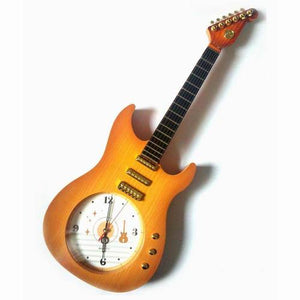 Big Guitar Wall Quartz Clock Rock N Roll